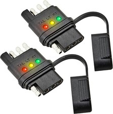 2 Pack 4 Pin Trailer Wiring Tester 4 Way Led Indicators Circuit Continuity Test 2 Pack 4 Pin Trailer Wiring Tester 4 Way Led Indicators Circuit Continuity Test