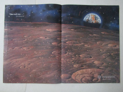 7/1989 PUB HIER FIBERITECOMPOSITES MOND MOND APOLLO MISSION ORIGINAL ANZEIGE