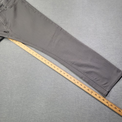 Banana Republic Jeans Mens 34x32 Gray Traveler Slim Fit Straight Leg Stretch - Picture 8 of 10