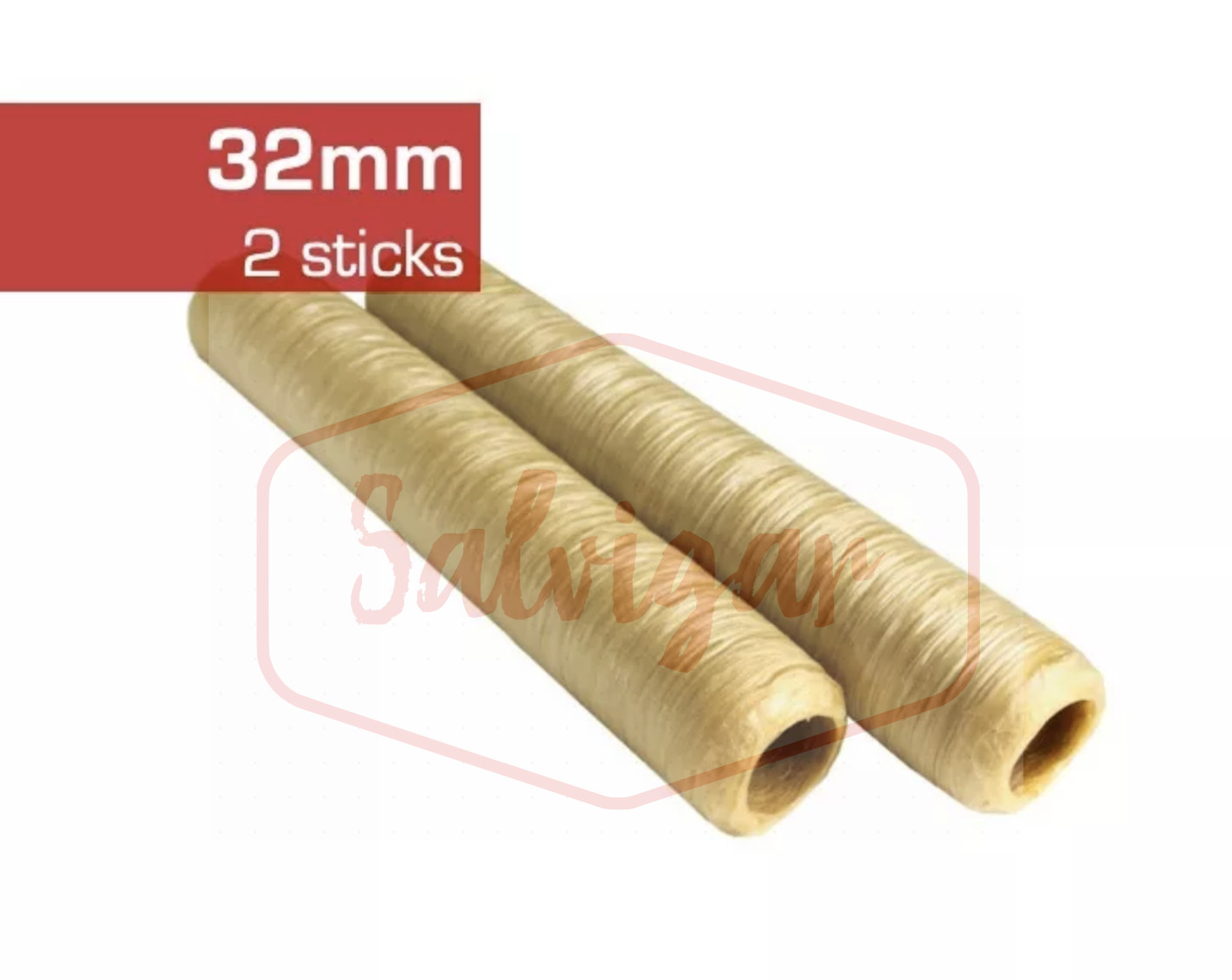 Collagen Casings Dry 32mm / 50ft for stuffing 40 Lb 180 sausages 2 sticks