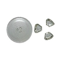 Piatto Microonde Ø 245mm 3 Denti Trascinatore Lg RICAMBI COMPATIBILI 