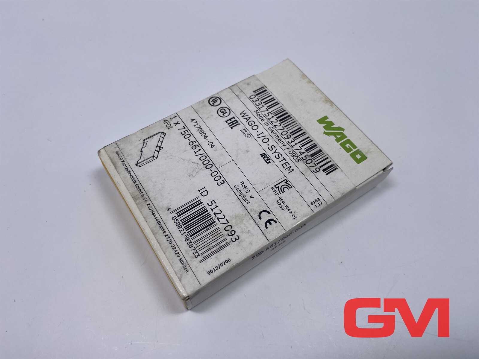 Wago Safe Digital Input 750-661/000-003 4 Channels