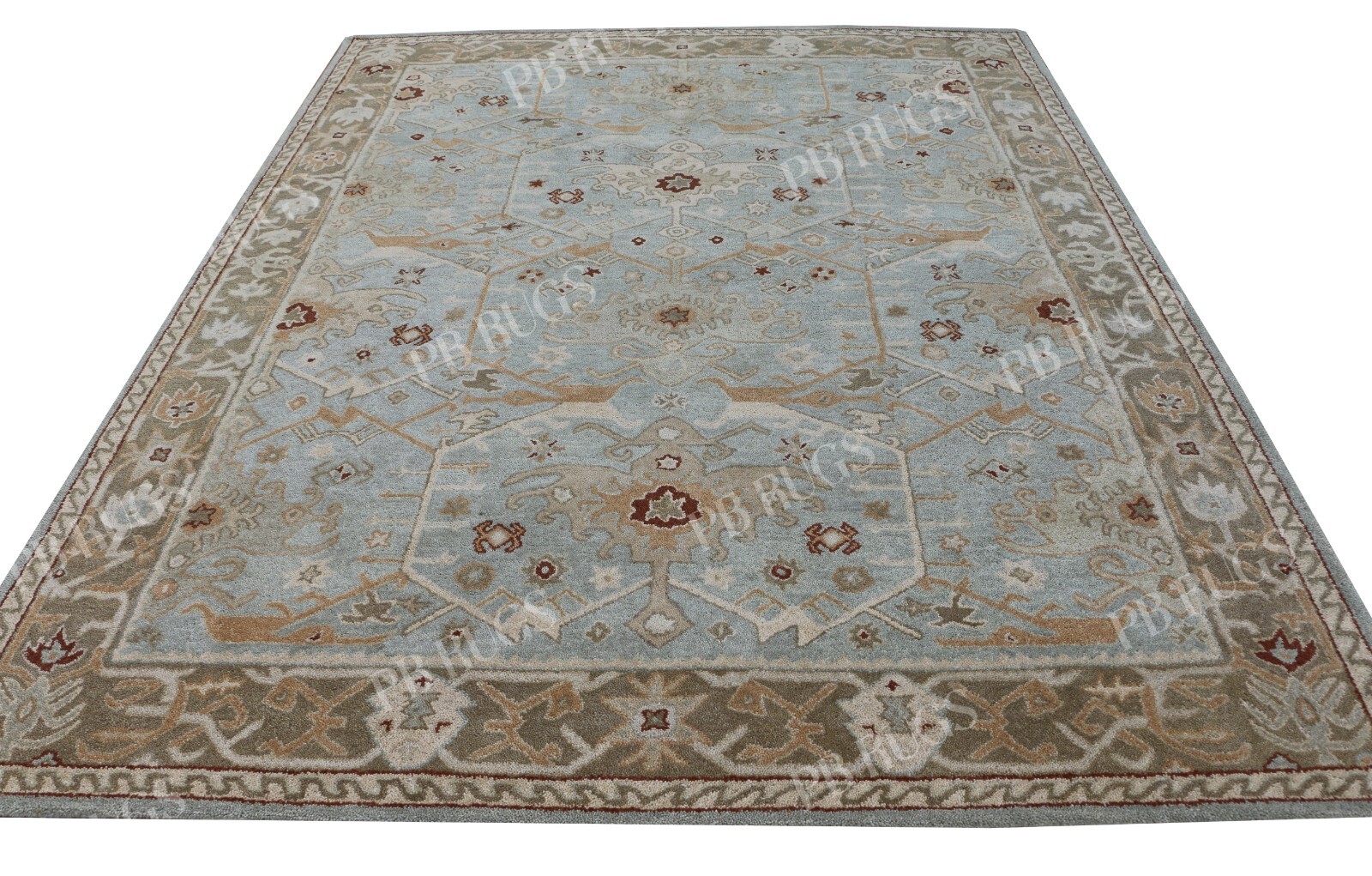 Area Rug Without Border Channing New Handmade Traditional Tufted Woolen Area Rug Without Tariff ...