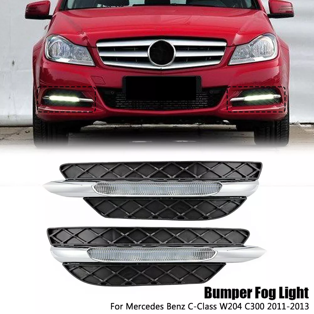 Mercedes w204 sales daytime running lights