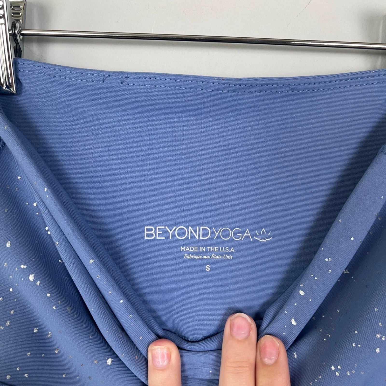 beyond-yoga alloy ombre midi metallic workout gym leggings
