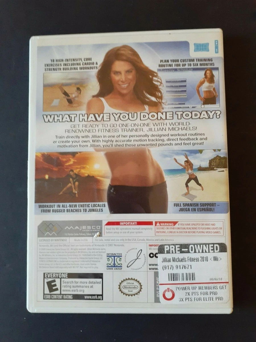 Jillian michaels wii sales fitness ultimatum 2010