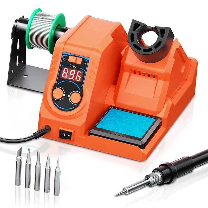 Stazione saldante di saldatura kit saldatore a stagno professionale 80W 480° - Immagine 2 di 4