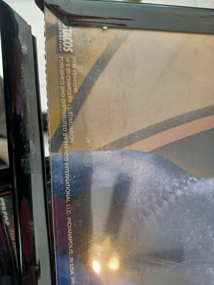 拉代尼安·汤姆林森官方 NFL 2007 圣地亚哥充电器海报 全新 带框架  — 第 3/3 张图片