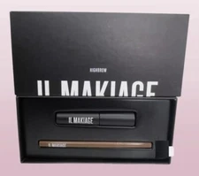 IL MAKIAG HIGHBROW COCOA KIT BROW SHAPER & BROW PEN BLACK BOX