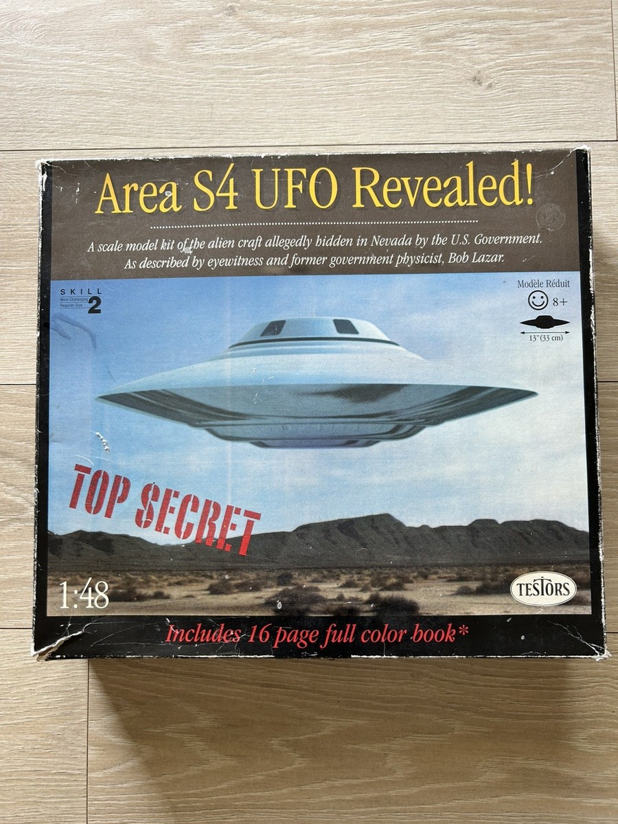 その他 TESTORS Area S4 UFO 1:48 TESTORS Area S4 UFO Revealed 1:48 Scale Model Kit 576 - Original