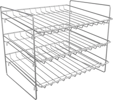 Canned Food Organizer, Chrome Plated Iron, Holds up to 36 Cans