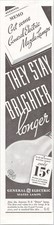General Electric Mazda Lamps Vintage 1936 Print Ad