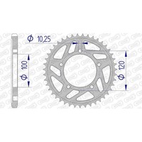Afam Kettenrad ALU #525 42 ZäHne (FüR: Aprilia RSV4 RR ABS RKL 15-16 )