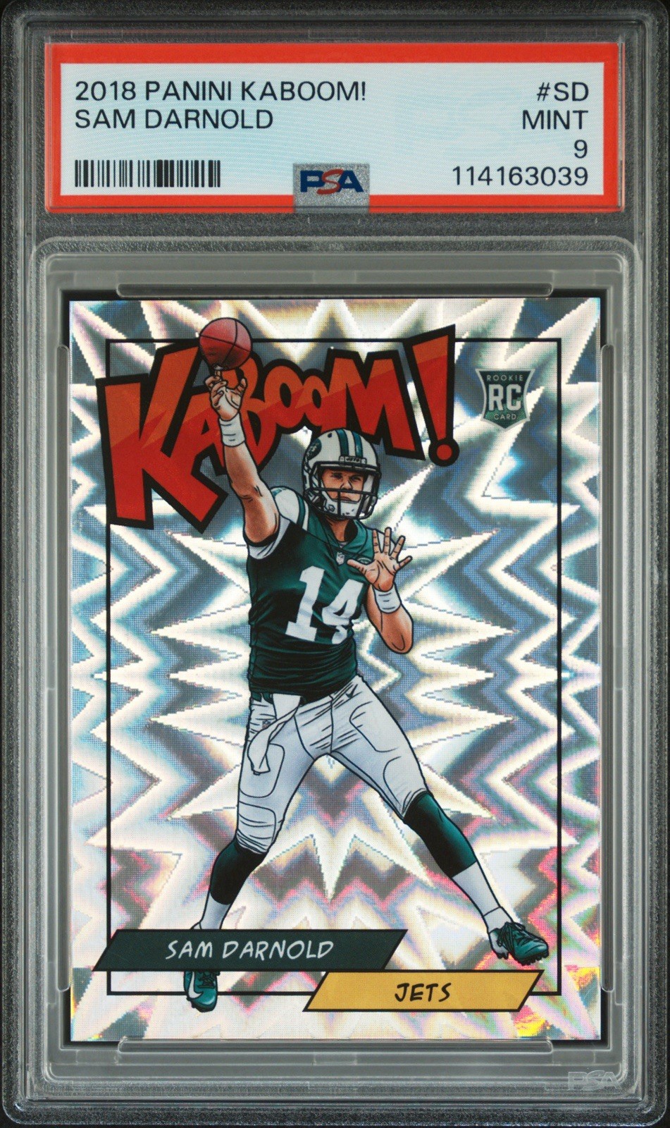 Sam Darnold Panini Honors Recollection Collection #KSD 2018 Panini Kaboom Autograph 1/1