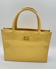 Escada Beauté Tote Bag  Metallic Yellow Gold...