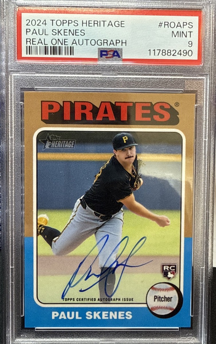 2024 Topps Heritage High Number - Real One Autographs Paul Skenes