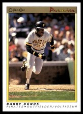 Barry Bonds 1991 O-Pee-Chee Premier #12 Pirates MLB READ FREE SHIP AutographDen