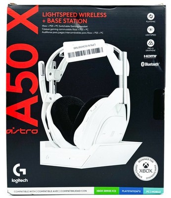 Logitech Astro A50 X LIGHTSPEED Wireless Gaming Headset + Base