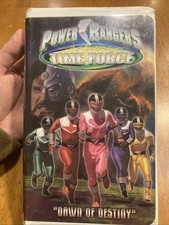 Power Rangers Time Force: Dawn of Destiny VHS 2002 Clamshell