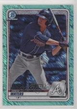 2020 Bowman Chrome Prospects Aqua Shimmer Refractor /125 Drew Waters #BCP-2 0zt7