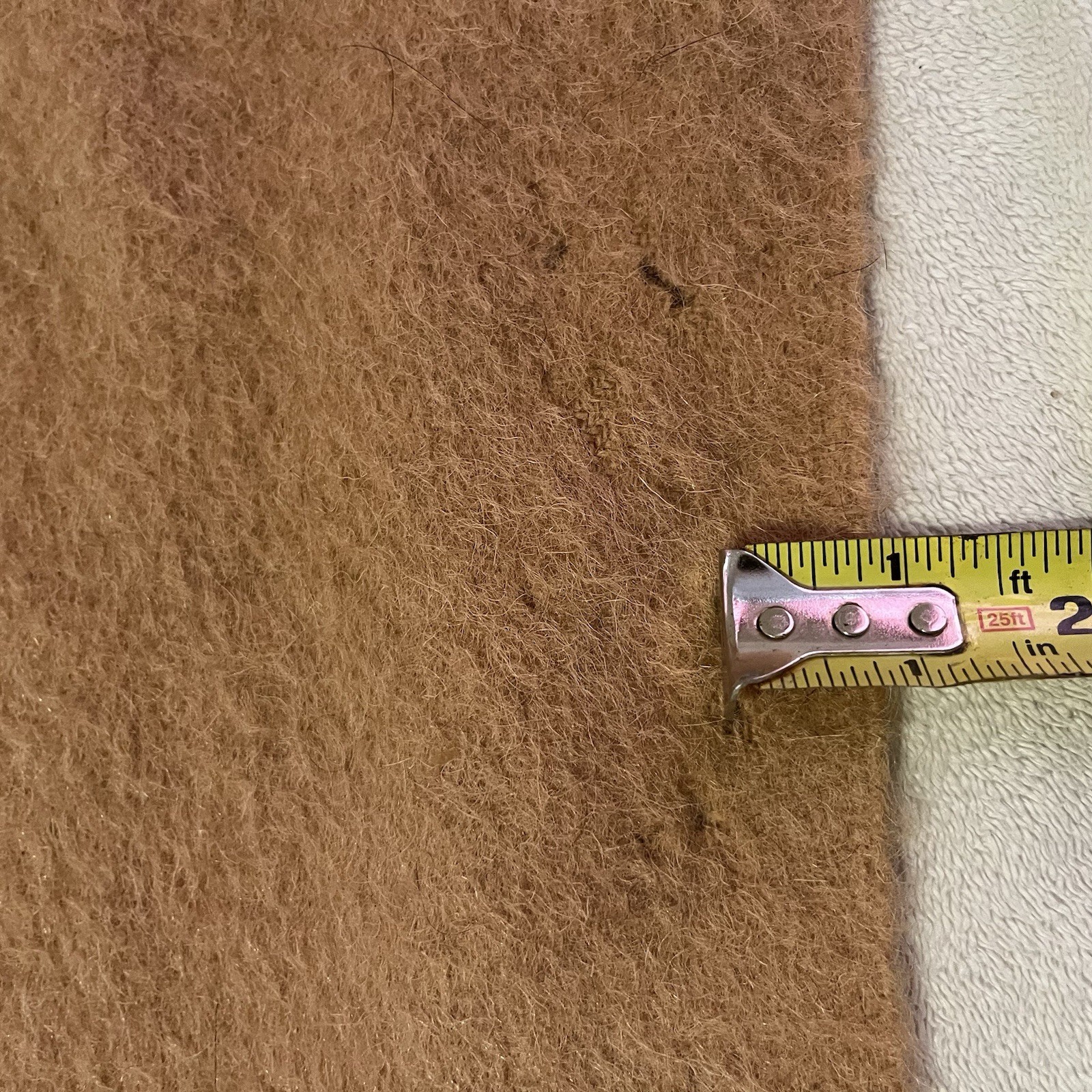 Hudson Bay Blanket 4 Point Brown Beige Wool 86x68 Holes