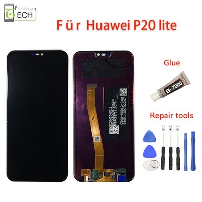 LCD Touchscreen für Original Huawei P20 Lite Display  Glas Displayeinheit