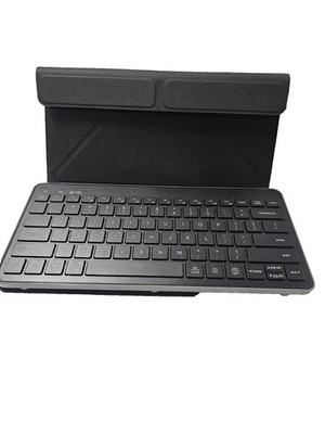 Wireless Keyboard with Stand for iPads & Tablets - heyday Black and Gray