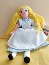 Vintage Disney Store Exclusive Alice in Wonderland Bean Bag Doll