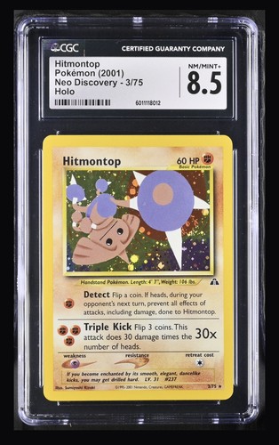Hitmontop (Unlimited) graded CGC 8.5 for sale on eBay