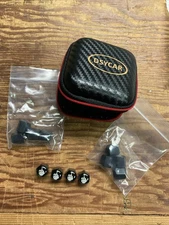 Replacement Tire Valves, Funny, Skull Finger, Middle Finger, 12pcs.