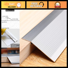 Aluminum Floor Transition Strip - Reducer for Doorways, Thresholds, Tile & Lamin