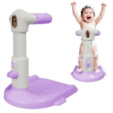 Baby Bath with Shower Stand Support , Non-Slip Adjustable Baby Standing Suppo...