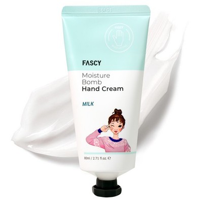 Moisture Bomb Hand Cream Cream, Protects Dry Hands,Fast-Absorbing,Korean Beauty