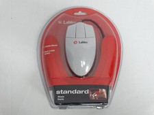 Vintage 2003 Labtec 911528 3-Button Mouse PS/2 Or Serial - New, Sealed