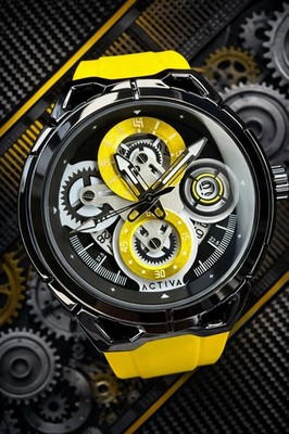 Activa X Invicta Men's Watch - 44mm, Yellow- ACW9349-006 | eBay