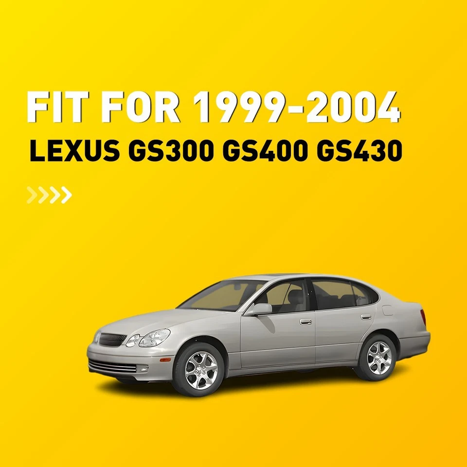 Tapa de consola de coche reposabrazos cubierta cuero tostado ajuste 99-04 Lexus GS300 GS400 GS430 1-5X Foto 2 de 4