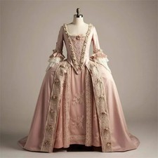 18th Century Georgian Marie Antoinette Rococo Baroque Dress French Royal Court