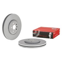 2X Brembo Bremsscheiben 349Mm InnenbelÜFtet Vorne Passend FÜR Land Rover