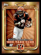 2013 Topps #27 BenJarvus Green-Ellis 1000 Yard Club Card Cincinnati Bengals