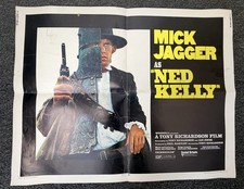 Ned Kelly Original US Movie Poster 1970 Mick Jagger Tony Richardson Film