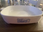 Vintage Norelco Browning Dish By Corning Ware With Pyrex Lid 10x10 X2