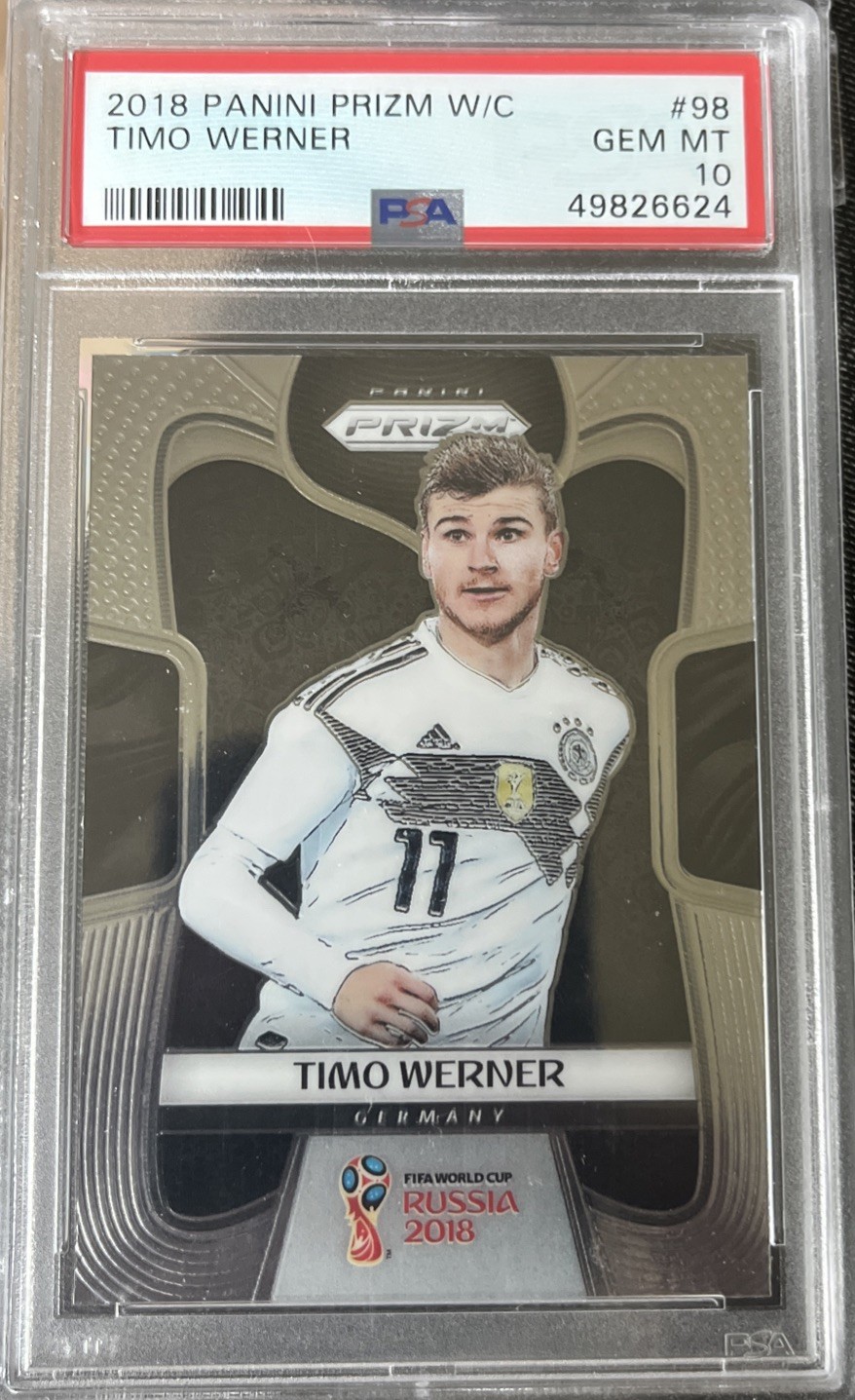 2018 PANINI PRIZM WORLD CUP #98 TIMO WERNER PSA 10