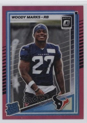 2025 Panini Donruss Optic Rated Pink Prizm Woody Marks #288 Rookie RC 1e7l
