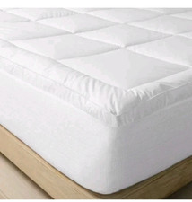 Casaluna Mattress Pad Cotton High Loft Water-Repellent OEKO-TEX Certified, Queen