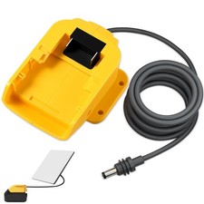 3.2FT Starlink Mini Power Cable Adapter for De.Walt 20V Battery, 18AWG DC Cord