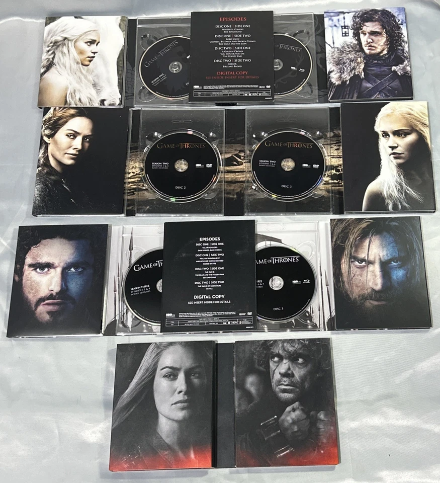 Game of Thrones HBO TV Series The Complete Seasons 1 thru 4 Blu-Ray/DVD Box Sets - Image 4 of 4