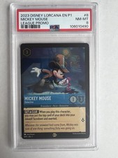 Disney Lorcana Mickey Mouse Promo Foil 8 PSA 8