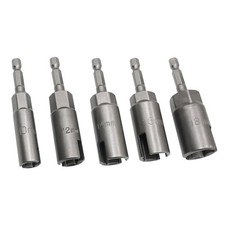 5Pcs Power Wing Nut Driver Bits, 1/4-inch Hex Shank Slot Wing Nuts Drill Bit ...