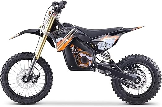 MotoTec 48v 1800w Pro bicicleta elétrica sujeira lítio laranja - Imagem 4 de 4