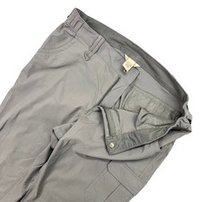 Duluth Trading Co. Gray 100 Nylon Cargo Pants Womens Size 12 x 31L Packable